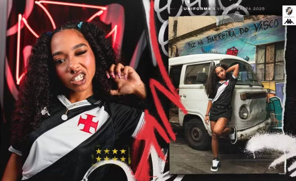 Nova camisa preta do Vasco