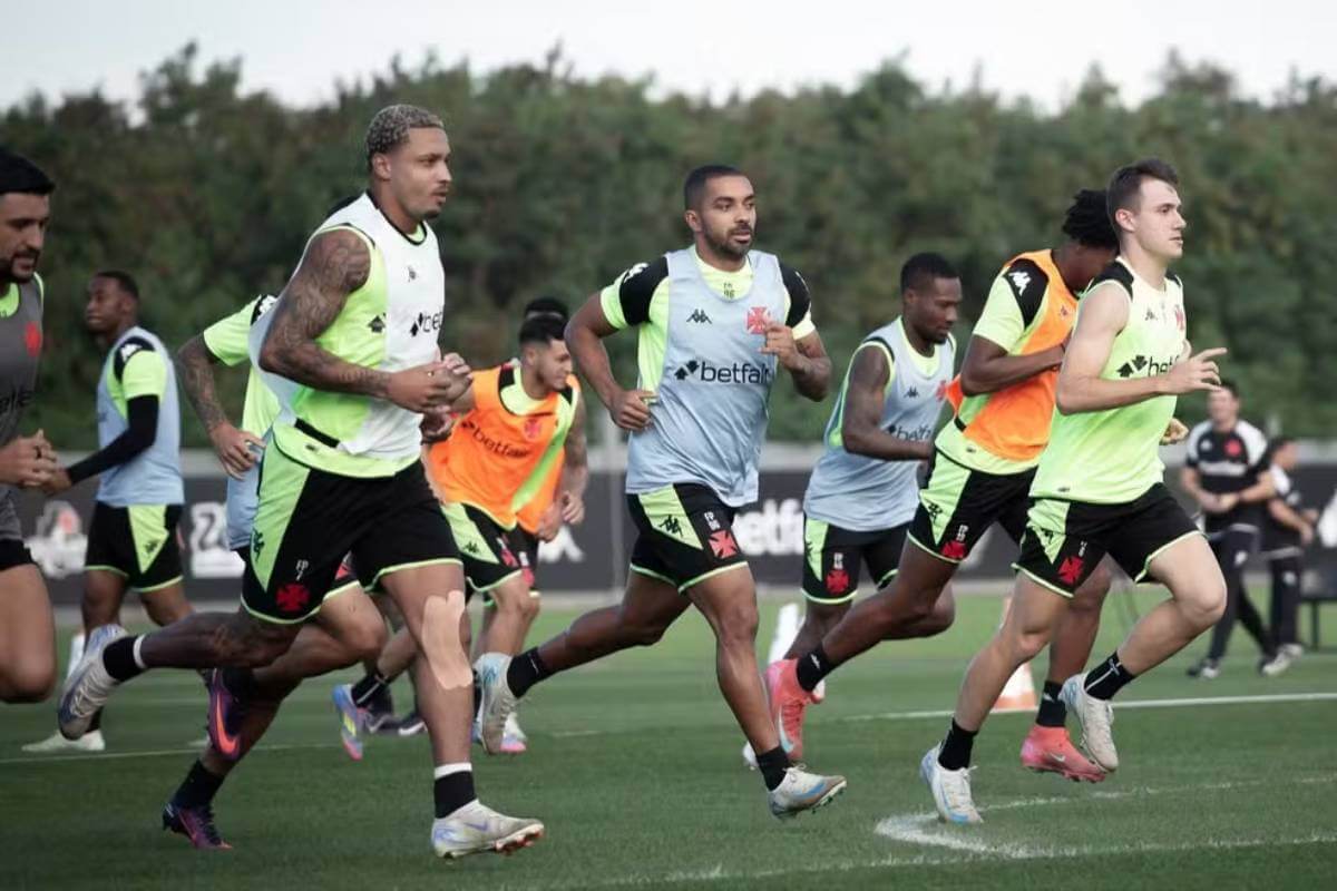 David em treino do Vasco