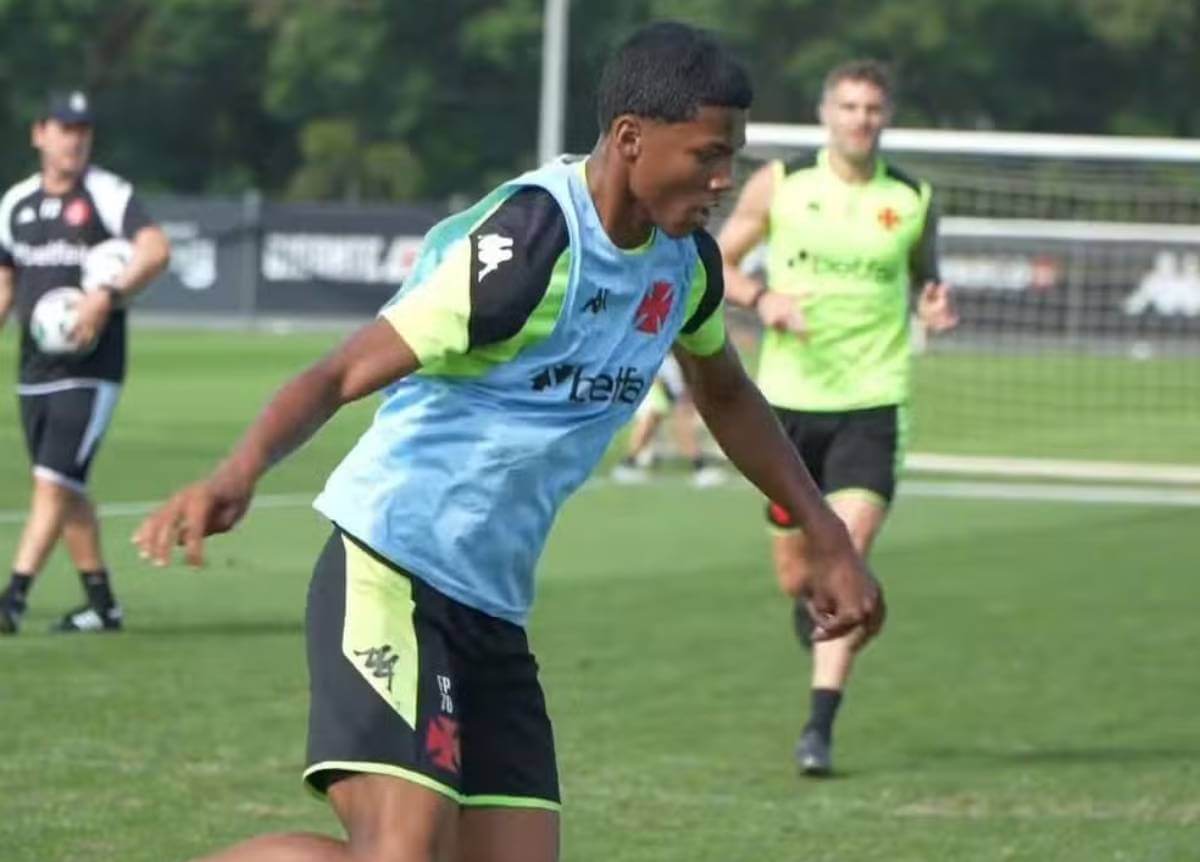 Kaique Ferreira, zagueiro do Sub-17 do Vasco