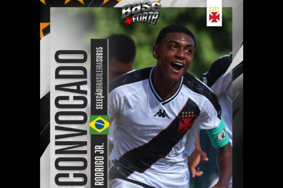 Rodrigo Jr. é convocado para a Seleção Brasileira Sub-15