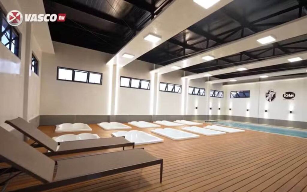 Sala de reabilitação do CT Moacyr Barbosa