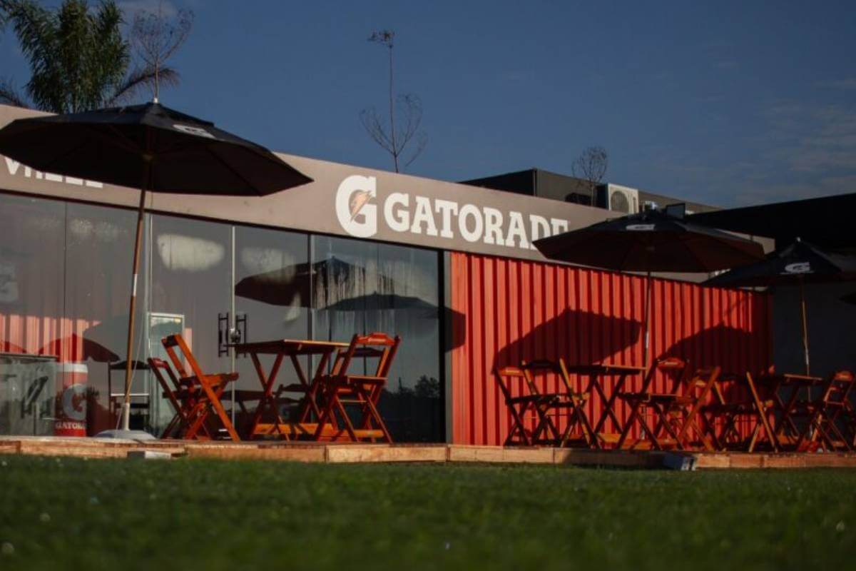Espaço Gatorade no CT Moacyr Barbosa