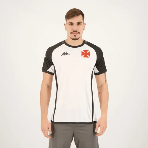 Camisa Kappa Vasco Supporter Basic Branca