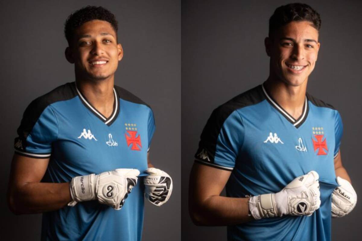 Goleiros Marcão e Cadu Rodrigues