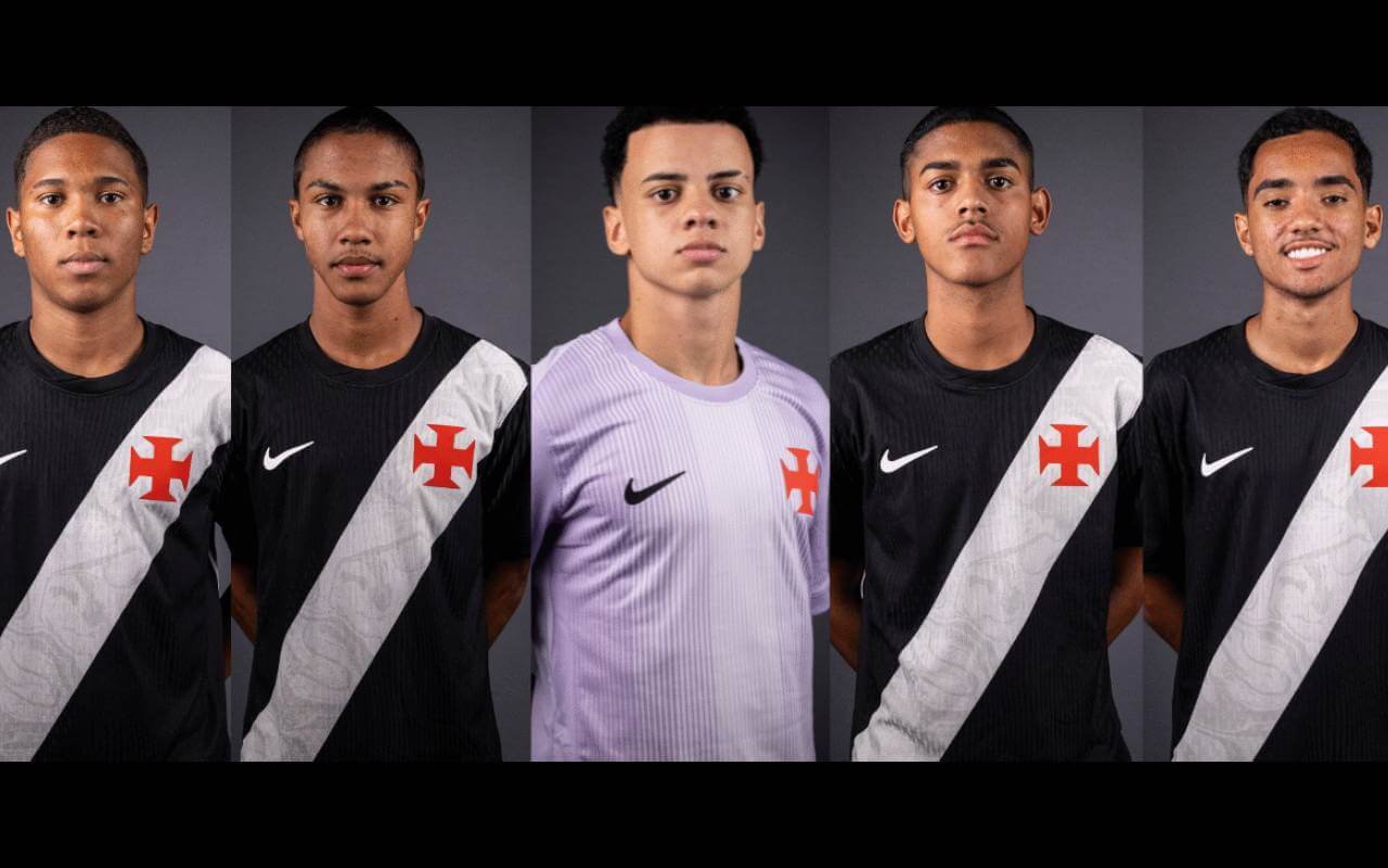 Vasco formaliza contrato com 5 atletas