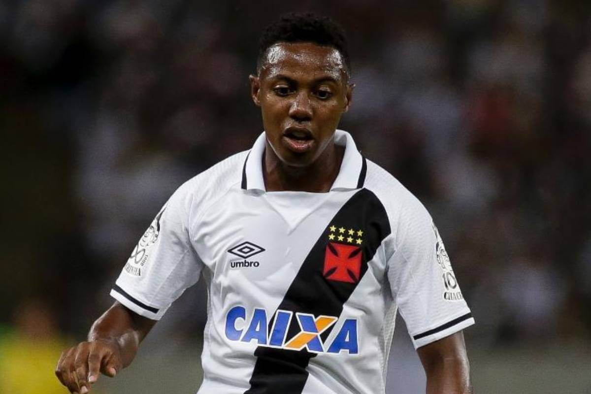 Wellington quando jogava pelo Vasco