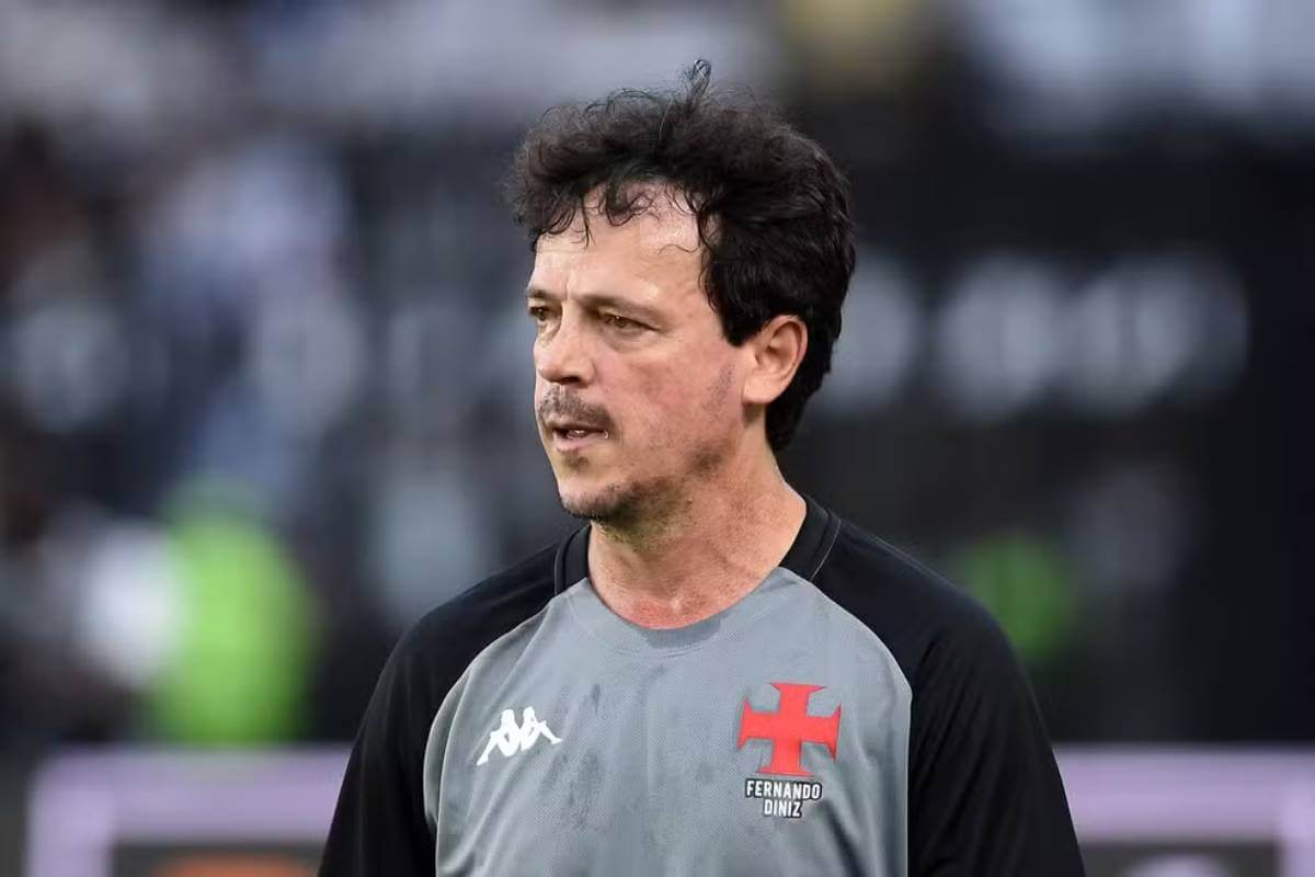 Diniz em Vasco x Corinthians em São Januário