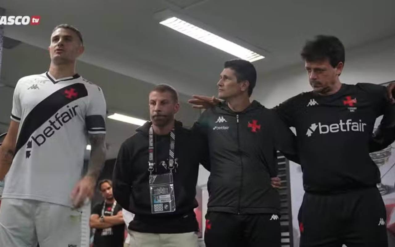 Vegetti faz preleção dedicada a Diniz e Pedrinho