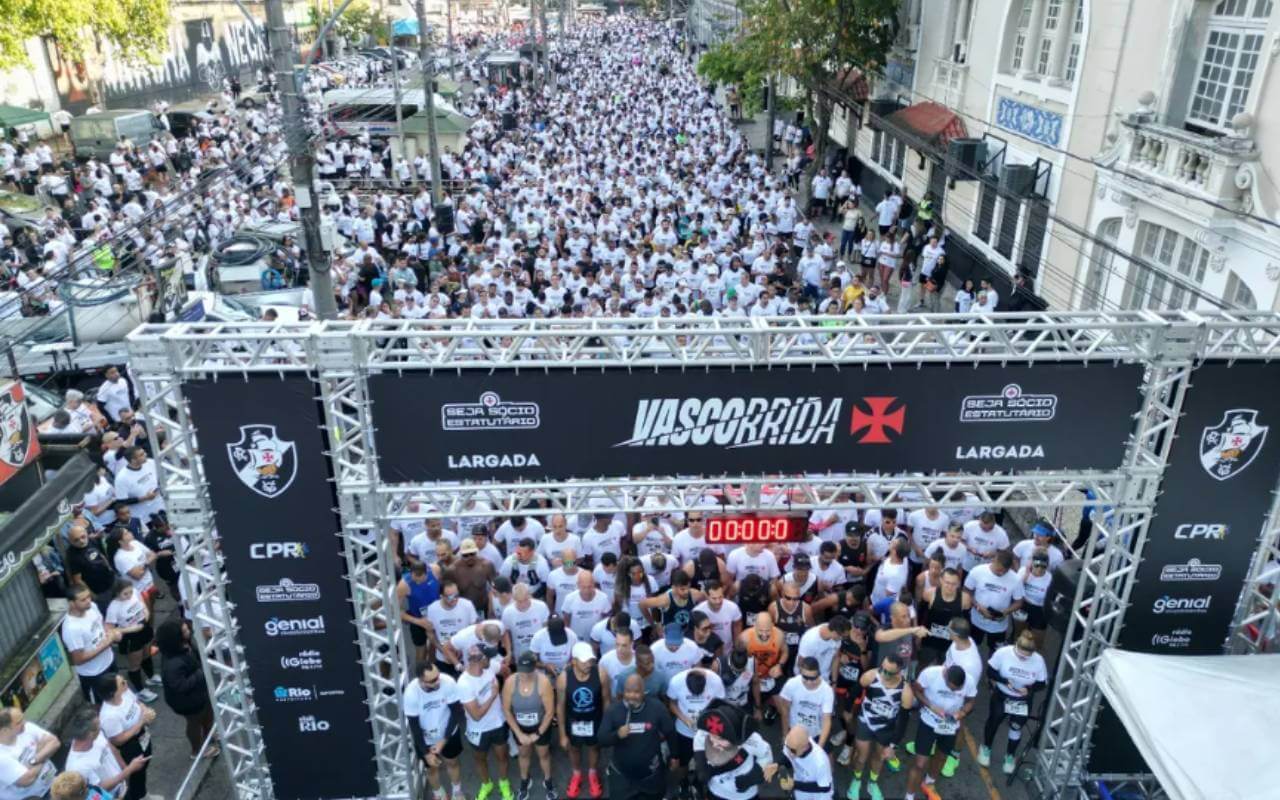 1ª edição da Vascorrida reúne 10 mil pessoas