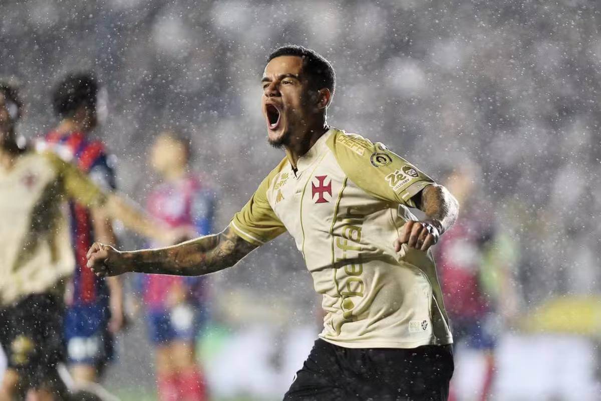 Coutinho em Vasco x Bahia
