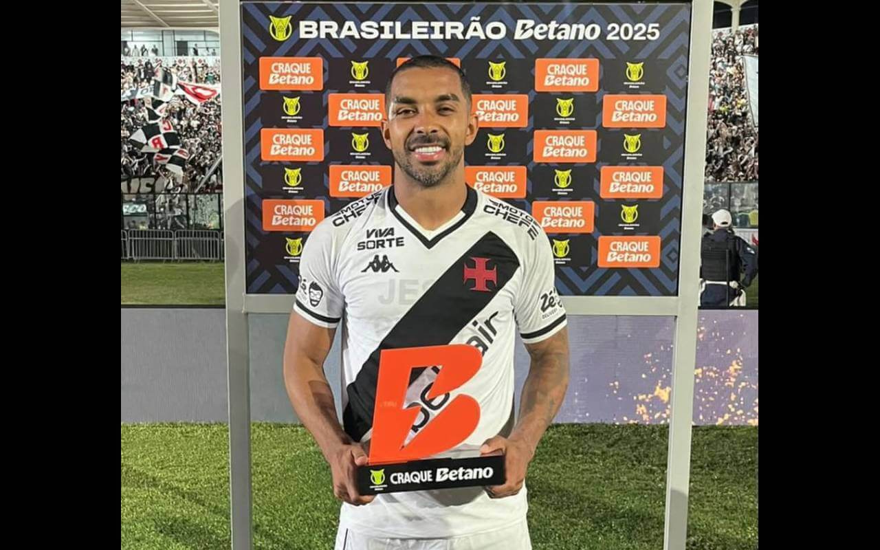 Paulo Henrique eleito o Craque Betano de Vasco x Cruzeiro