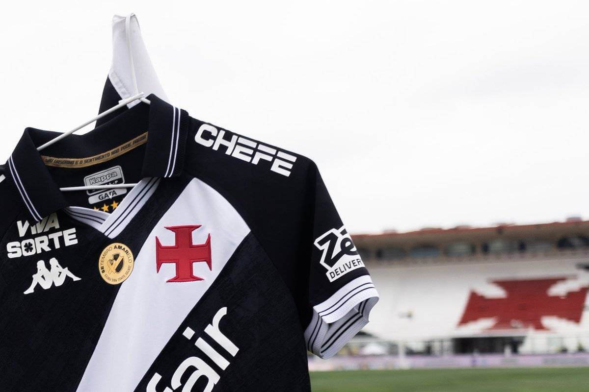 Camisa do Vasco do jogo contra o Ceará