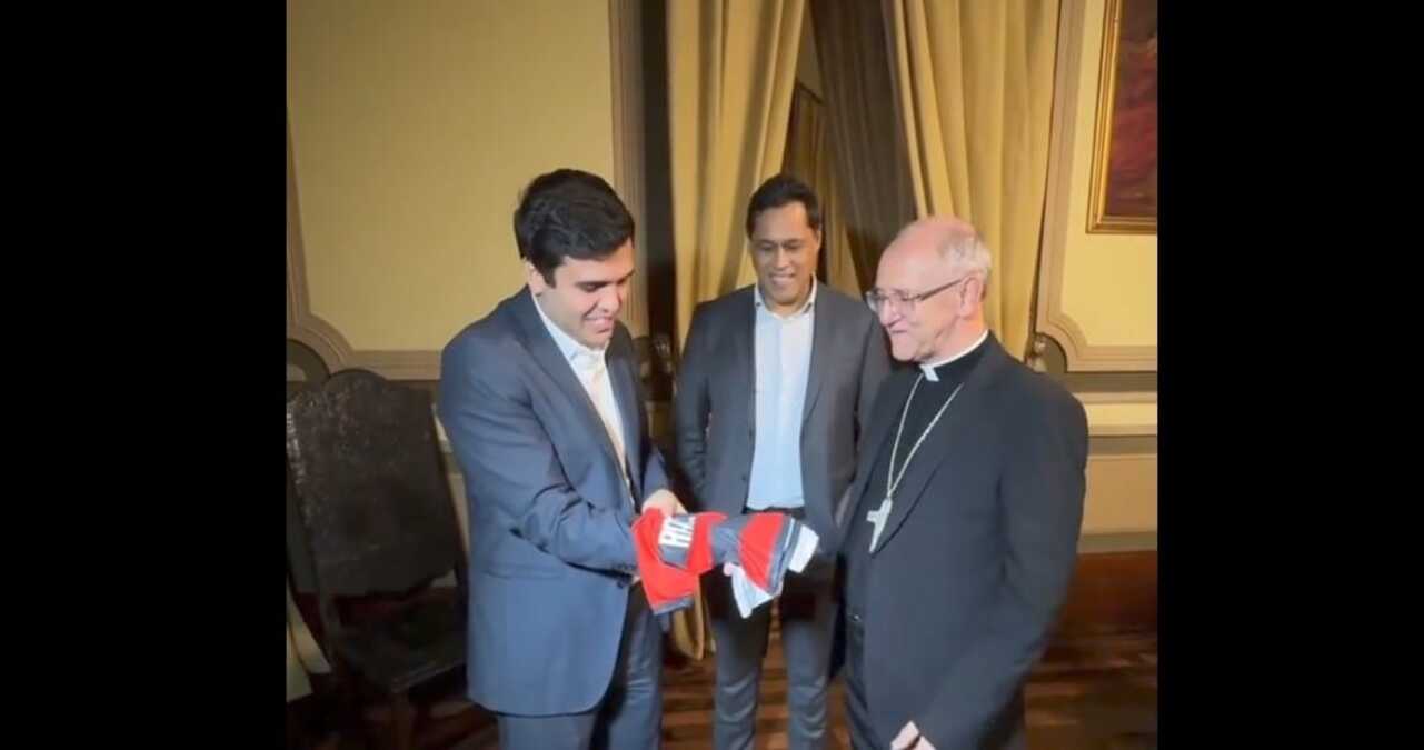 Encontro do Secretário de Educação do Rio com Bispo Dom José Maria Pereira