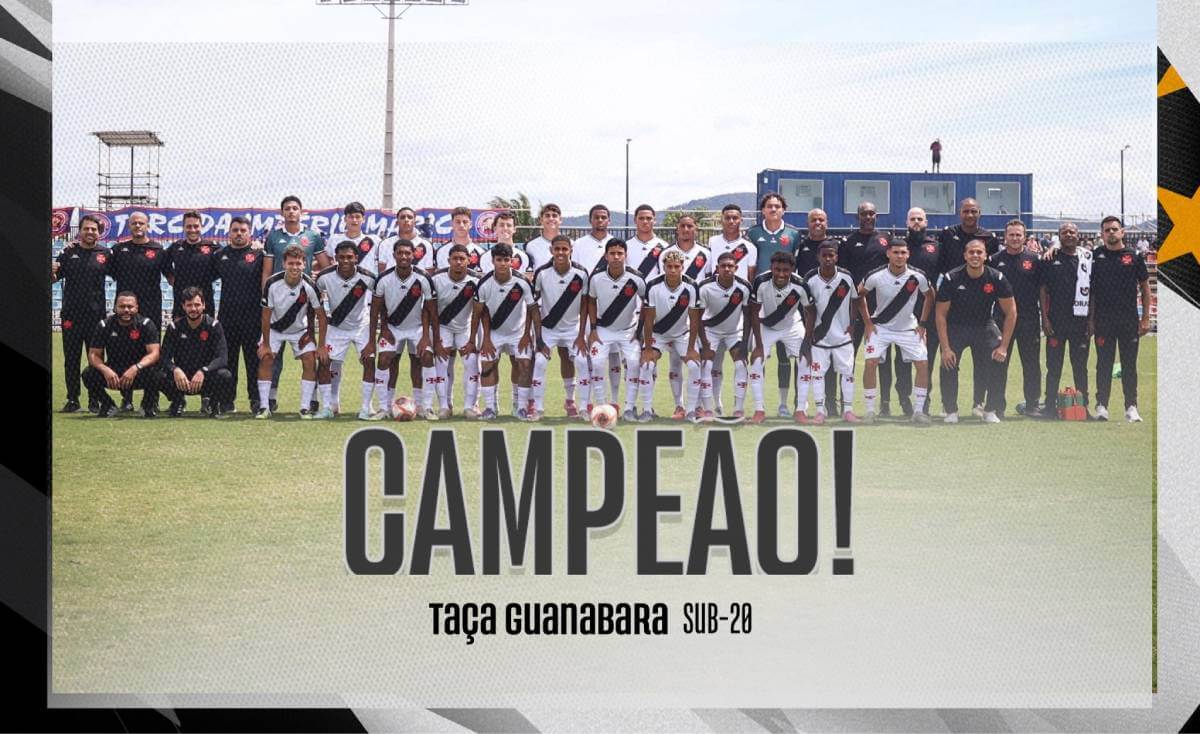 Vasco é campeão da Taça Guanabara Sub-20