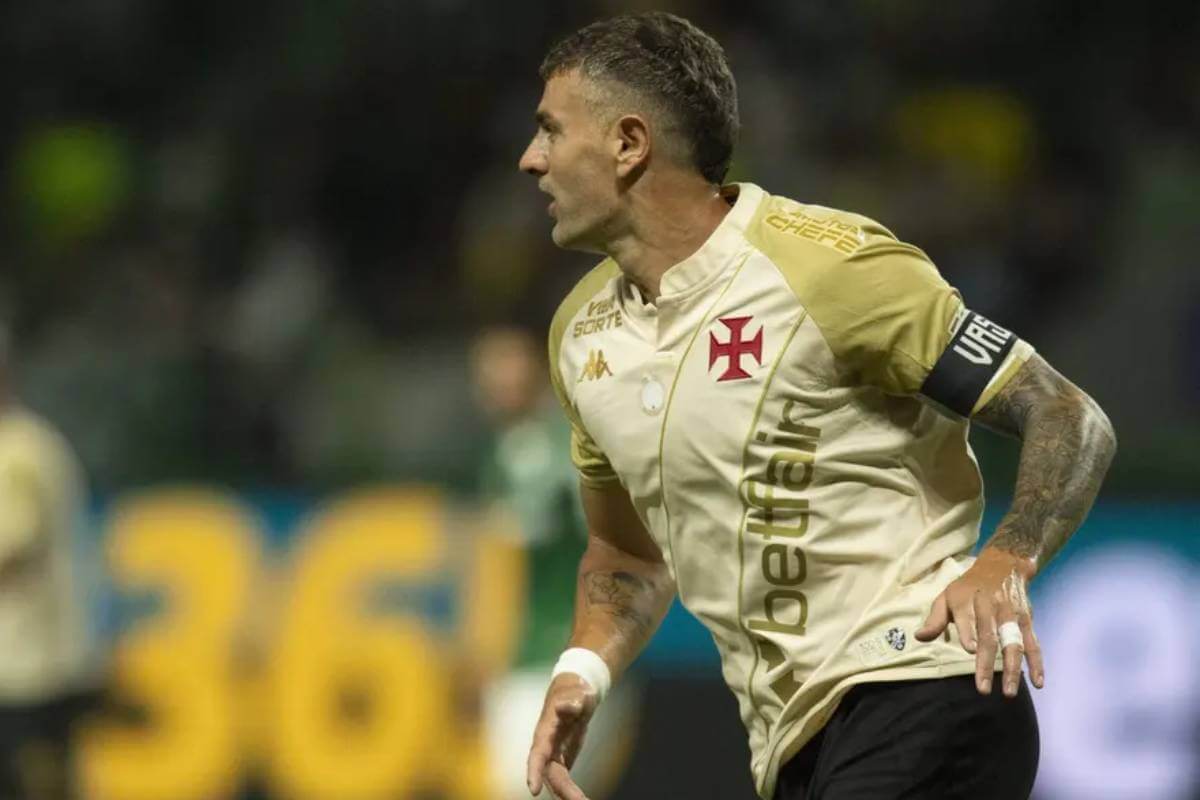 Vegetti em Vasco x Palmeiras no Allianz Parque