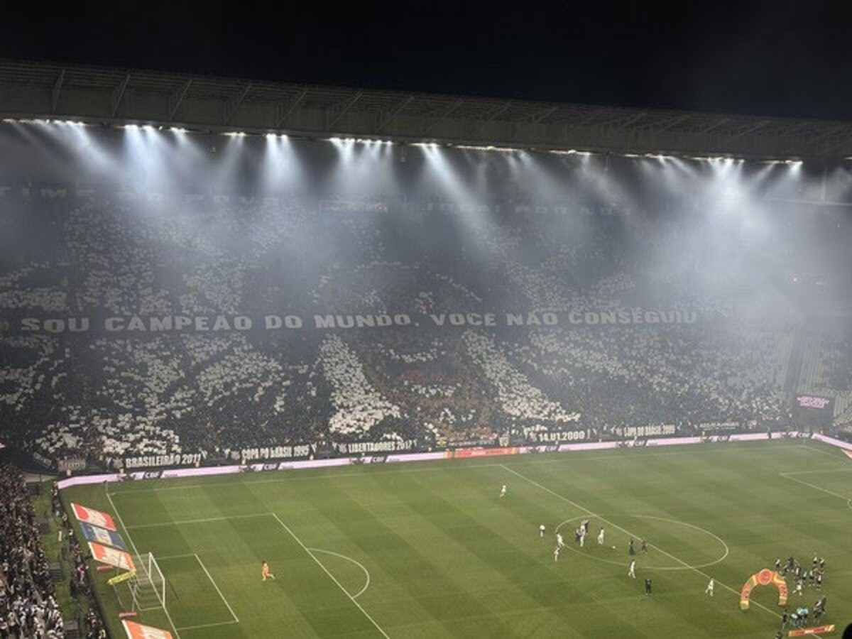 Corinthians fez provocação diante do Vasco