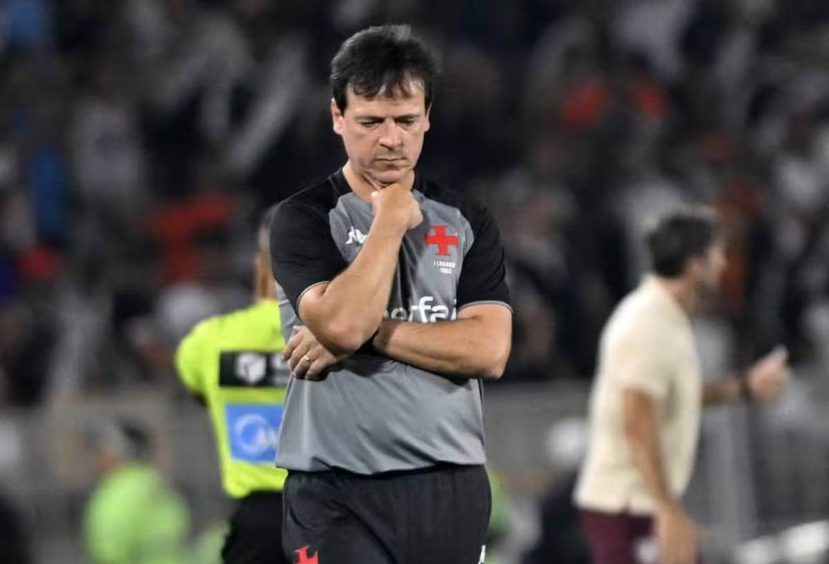 Diniz em Vasco x Fluminense no Maracanã