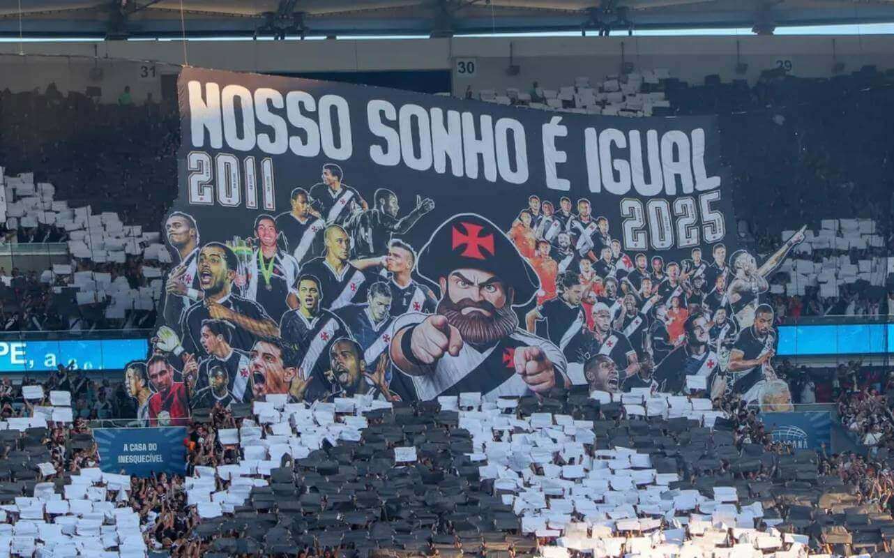 Mosaico do Vasco no Maracanã