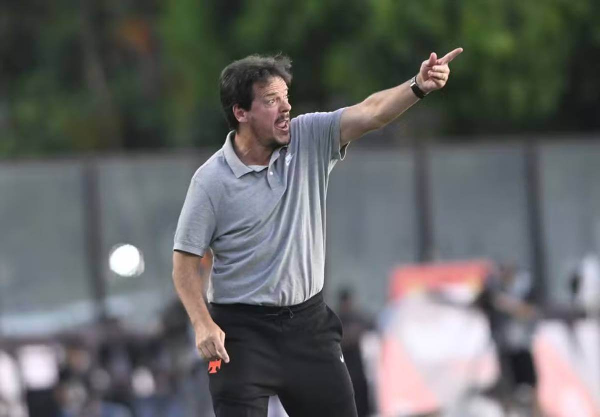 Fernando Diniz em Vasco x Nova Iguaçu