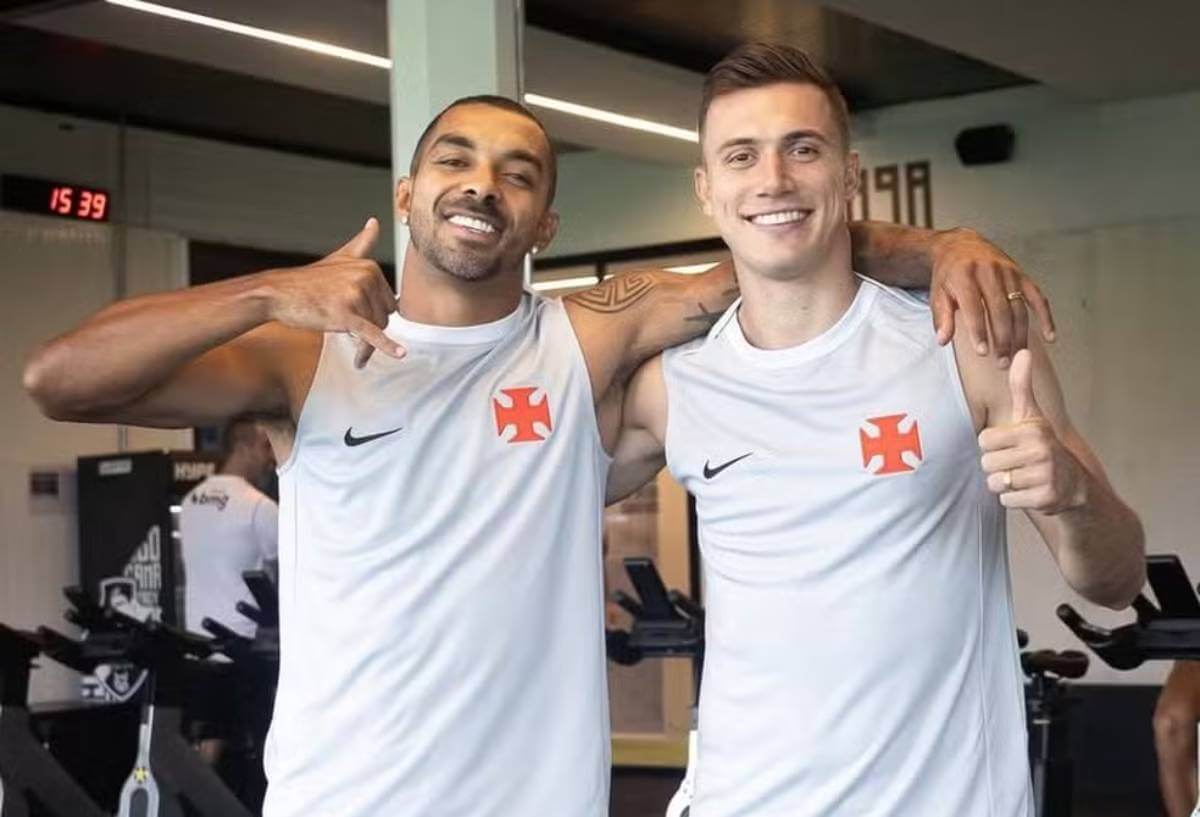 Paulo Henrique e Lucas Piton, jogadores do Vasco