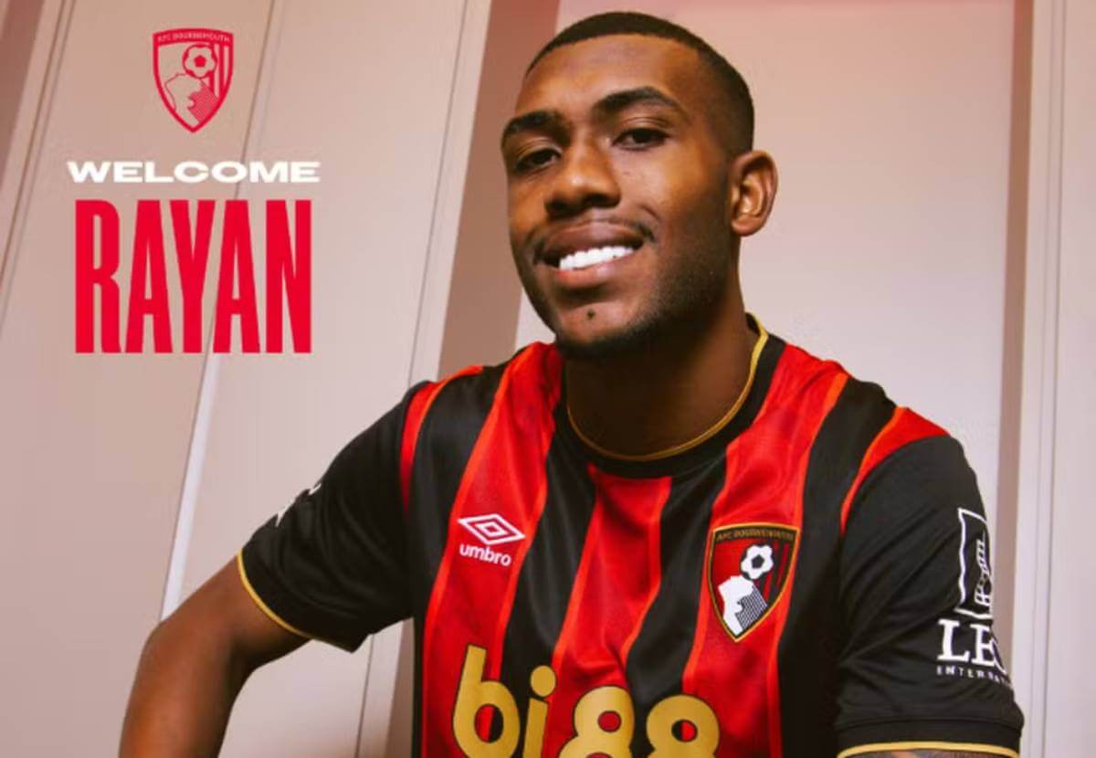 Rayan é oficializado como novo reforço do Bournemout