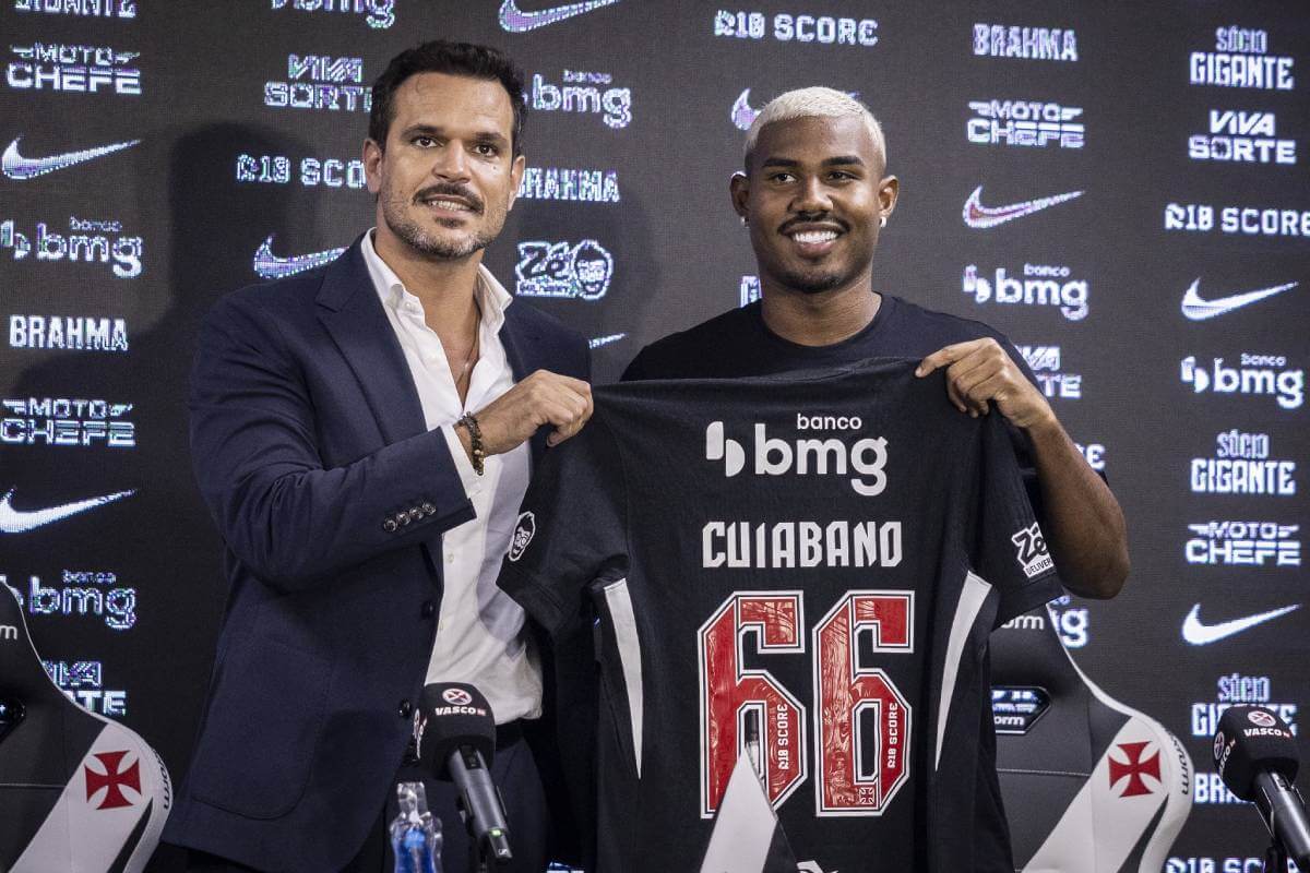 Cuiabano é apresentado oficialmente pelo Vasco