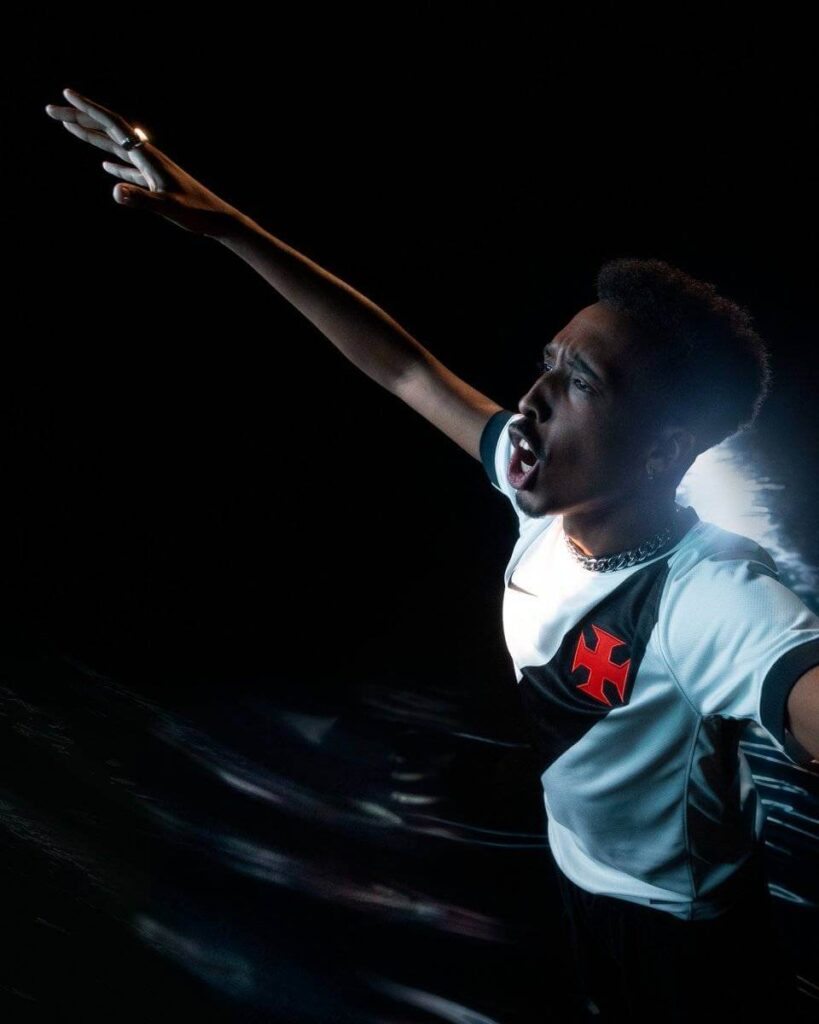 Camisa branca do Vasco feita pela Nike