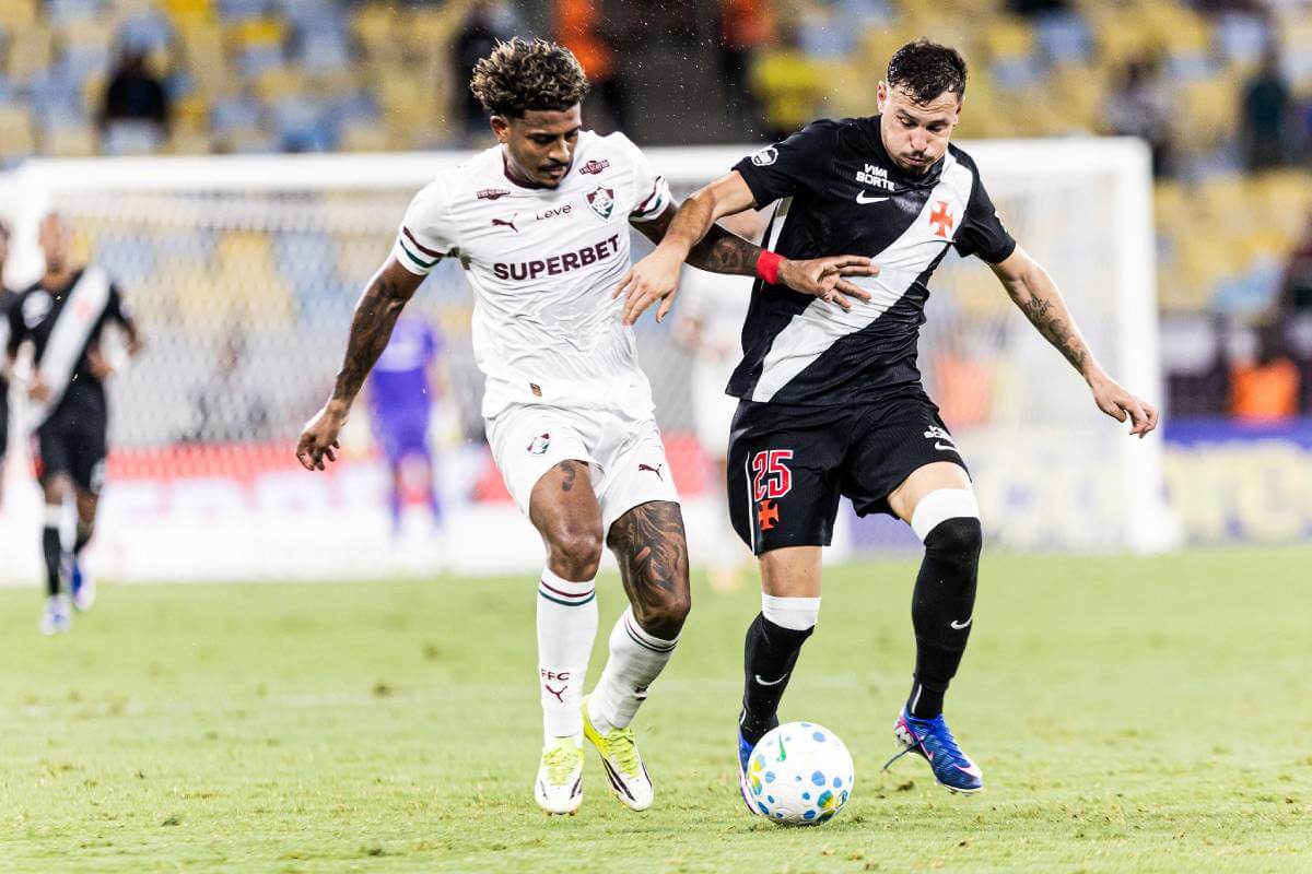 Hugo Moura em Vasco x Fluminense no Maracanã