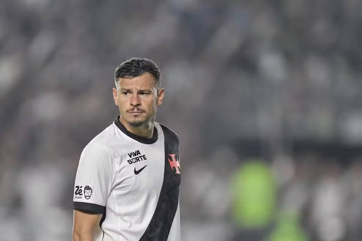 Hugo Moura em Vasco x Palmeiras