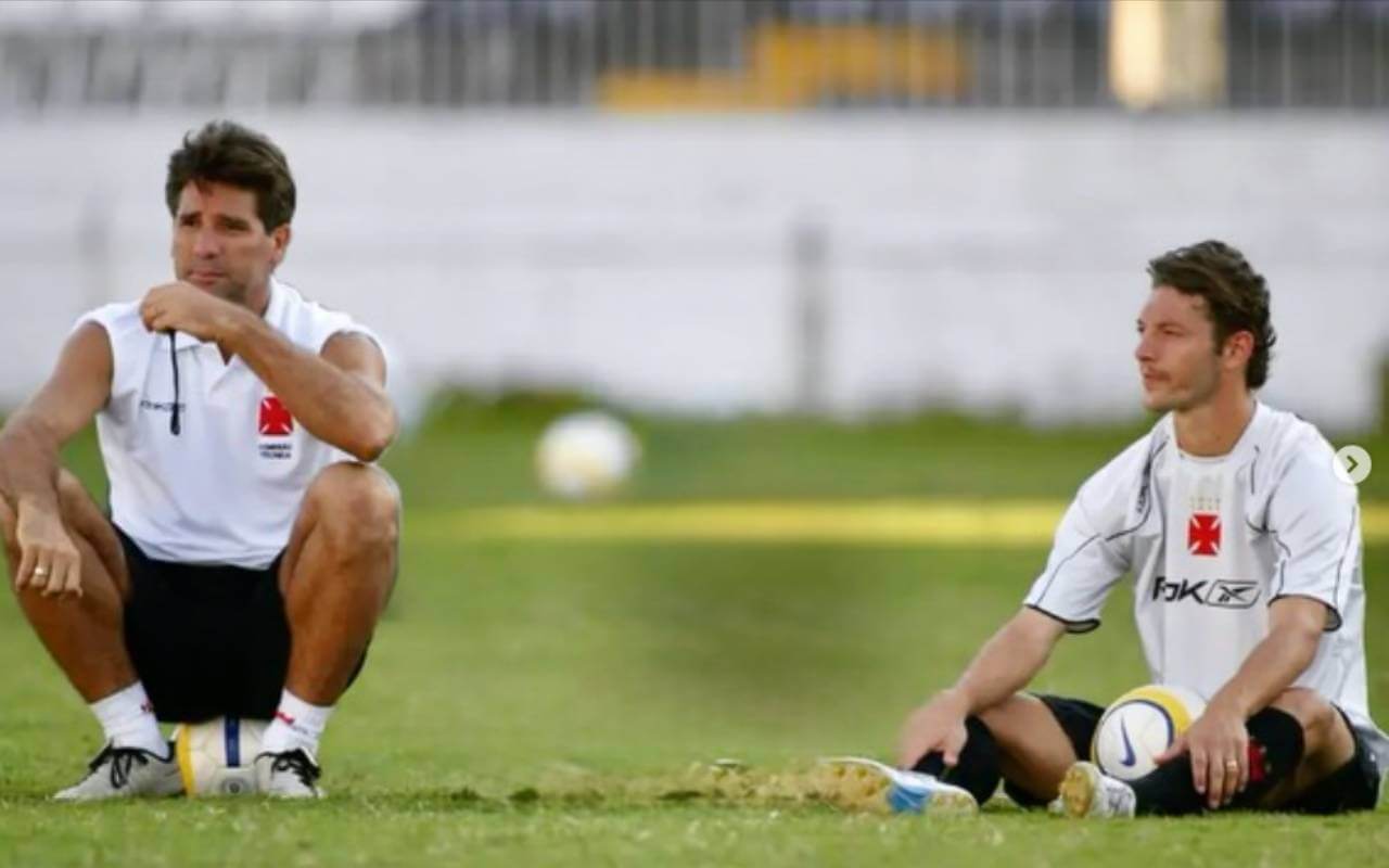 Renato e Leandro Amaral quando defendia o Vasco