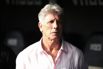 Renato Gaúcho em Vasco x Grêmio em São Januário