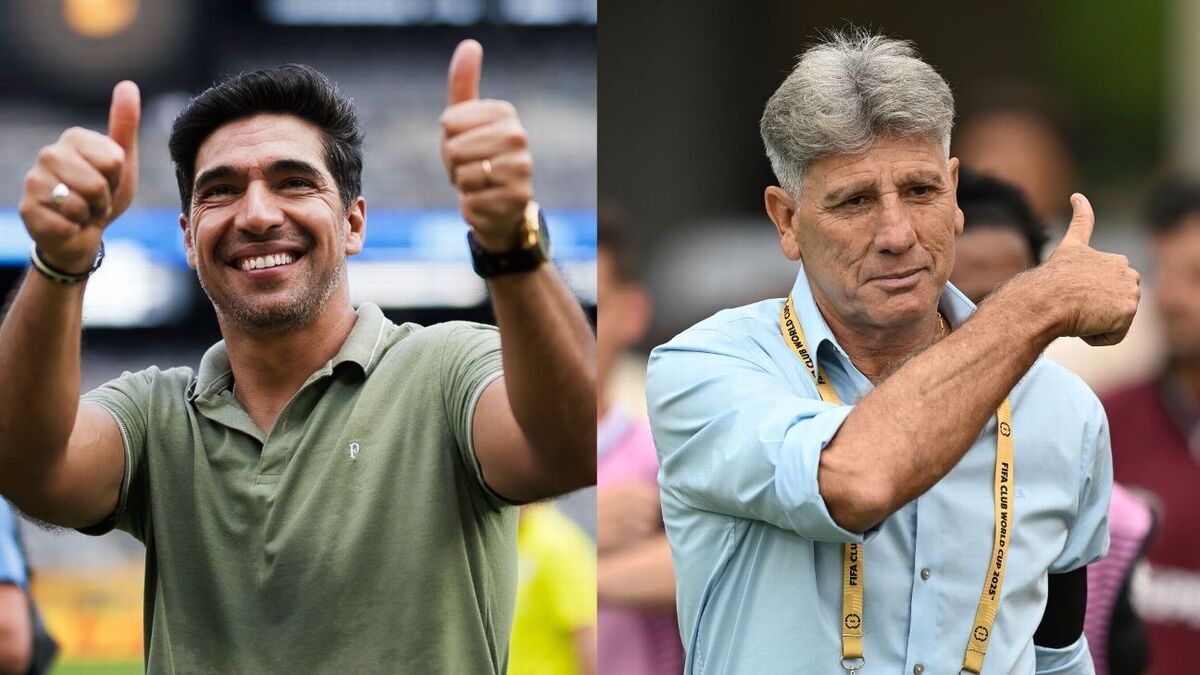 Renato Gaúho e Abel Ferreira