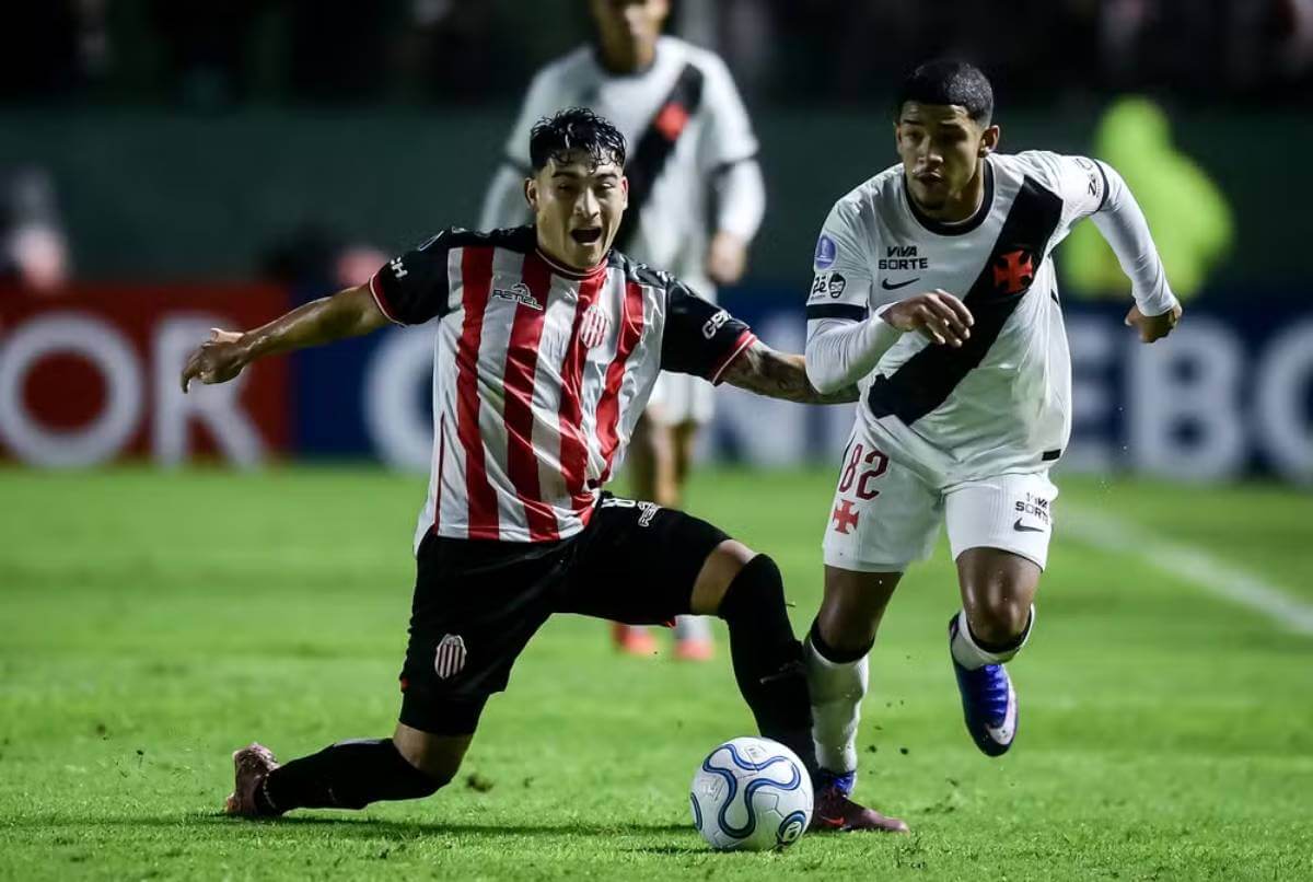 Avellar em Barracas Central x Vasco