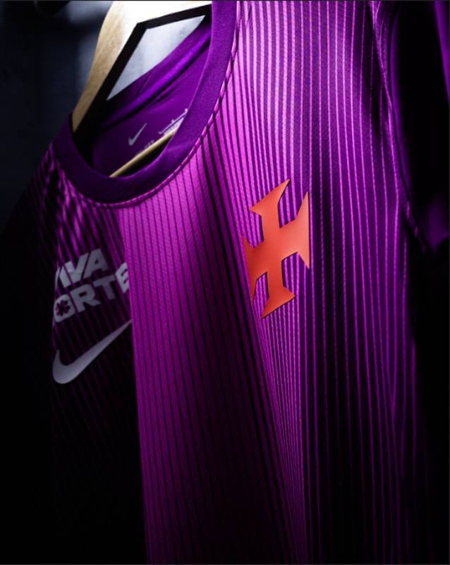 Detalhes da 3ª camisa de goleiro do Vasco