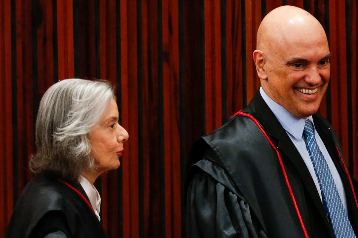 Cármen Lúcia e Alexandre de Moraes