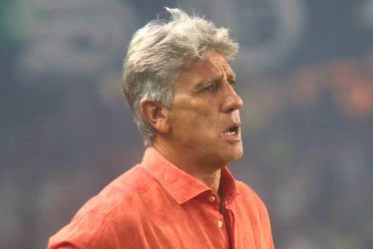 Renato Gaúcho em Coritiba x Vasco no Couto Pereira