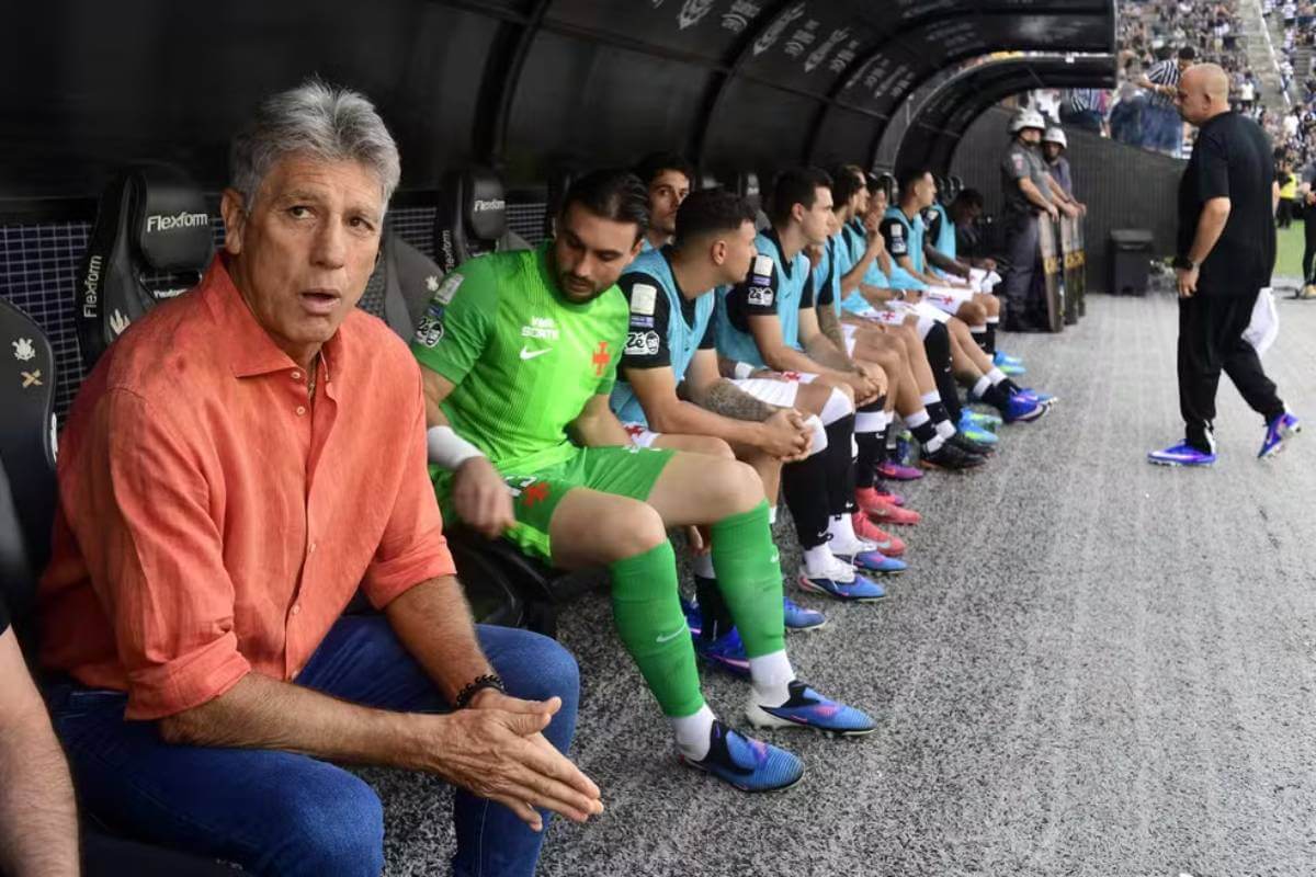 Renato Gaúcho em Corinthians x Vasco