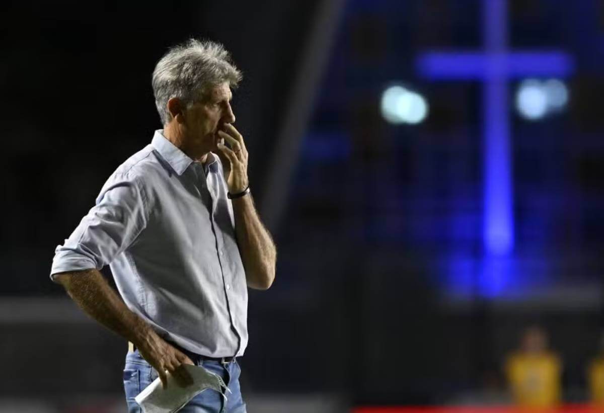 Renato Gaúcho em Vasco x Bragantino