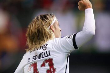 Spinelli comemora gol contra o Audax Italiano