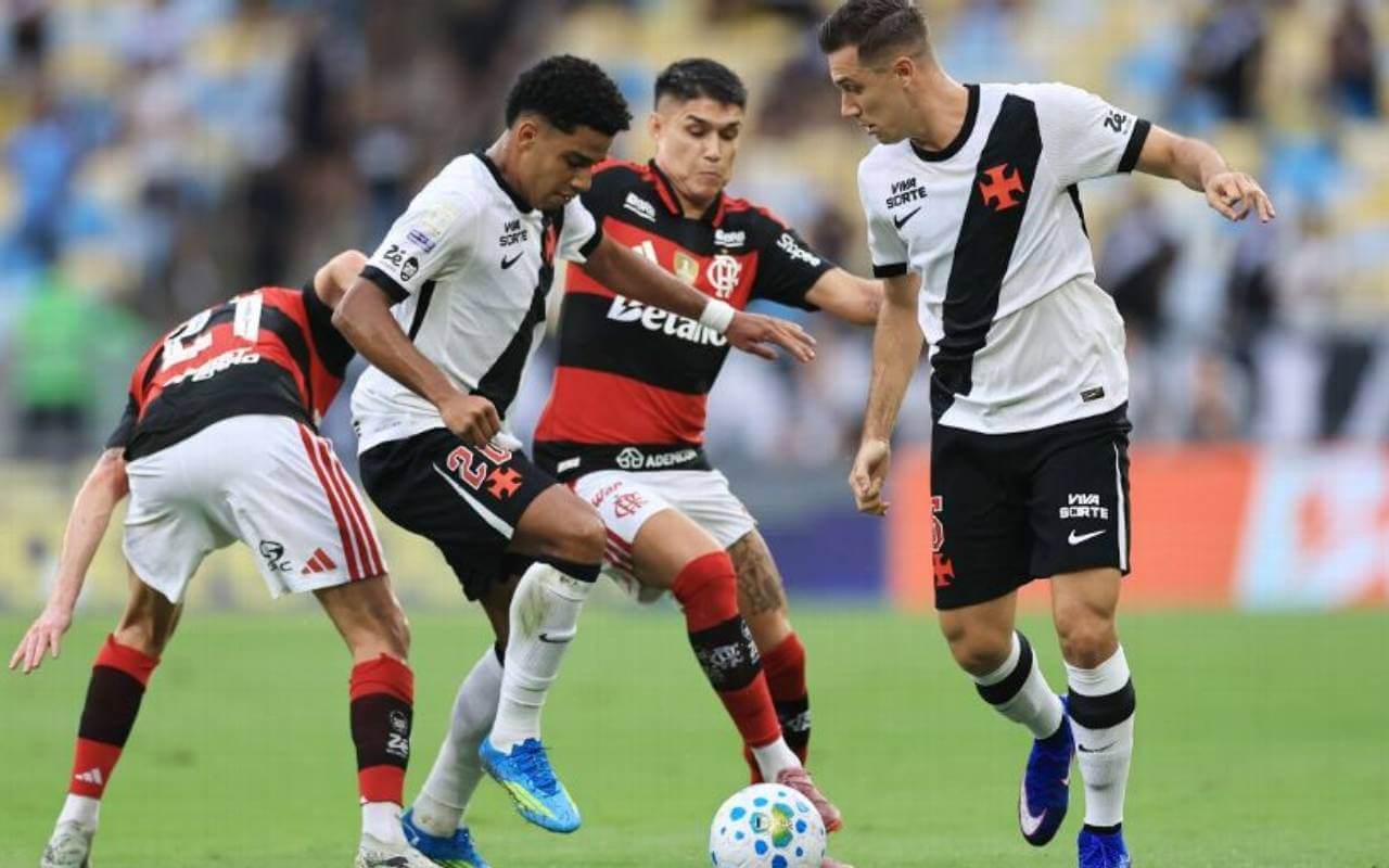 Brenner e Piton em Flamengo x Vasco