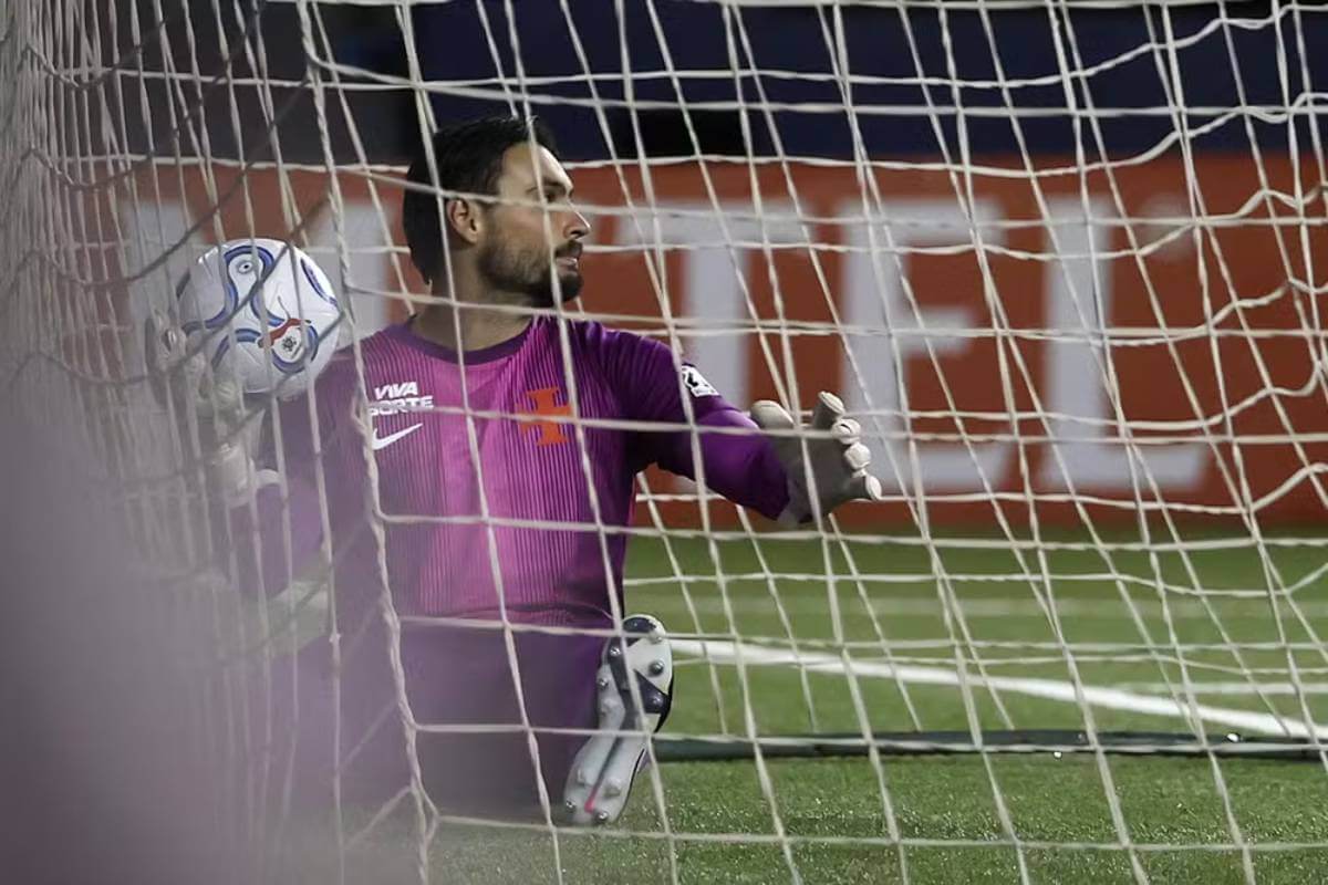 Daniel Fuzato em Audax Italiano x Vasco