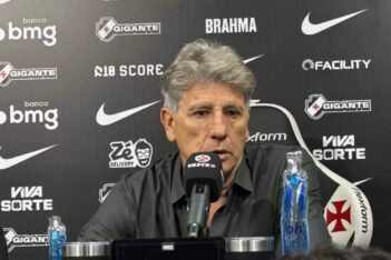Renato Gaúcho, técnico do Vasco, em entrevista coletiva