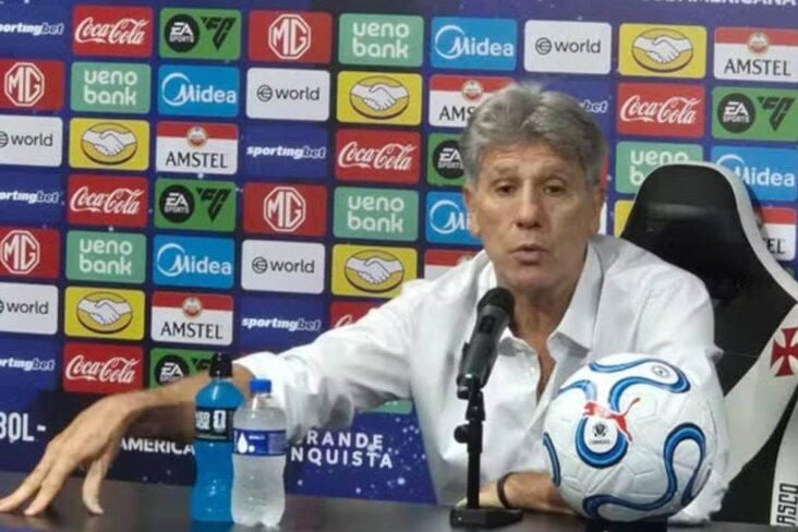 Renato Gaúcho em coletiva após jogo do Vasco