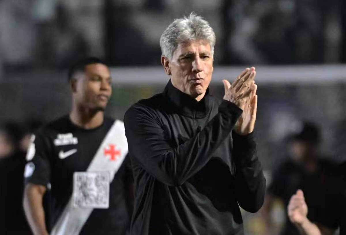 Renato Gaúcho em Vasco x Paysandu em São Januário