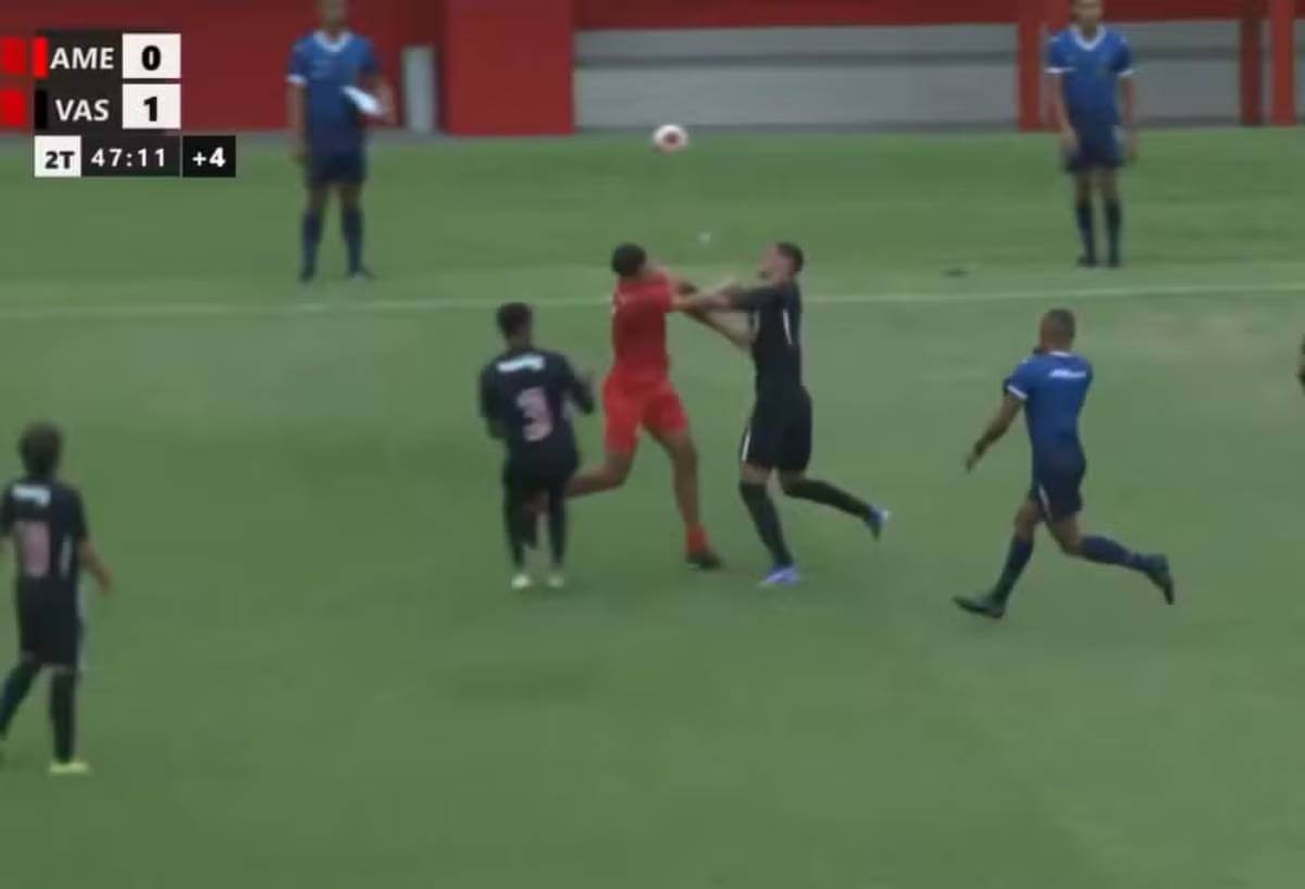 Briga em America-RJ x Vasco pelo Sub-20