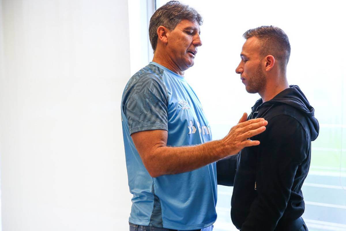 Renato Gaúcho e Arthur