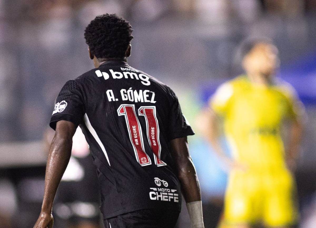 Andrés Gómez em Vasco x Mirassol