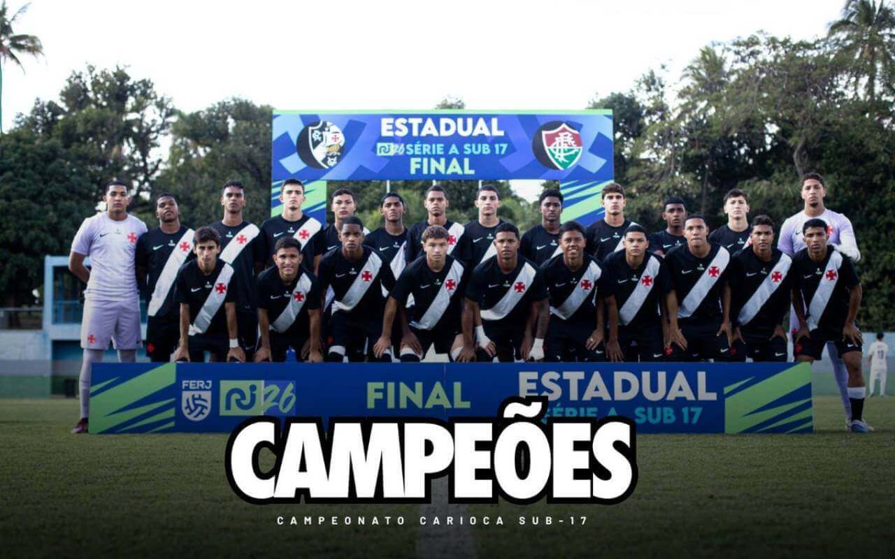 Vasco é campeão Carioca Sub-17