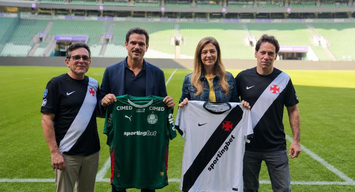 Lamacchia, interessado em adquirir 90% da SAF do Vasco, esteve com Leila Pereira antes da partida contra o Palmeiras.
