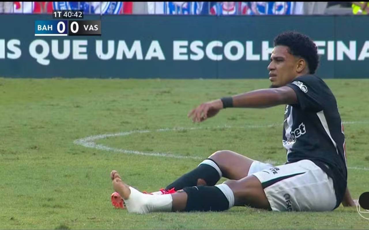 Brenner em jogo contra o Bahia
